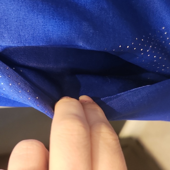 Vintage 1970s or 1980s‎ Blue West Germany Dress Size Medium - Picture 11 of 13